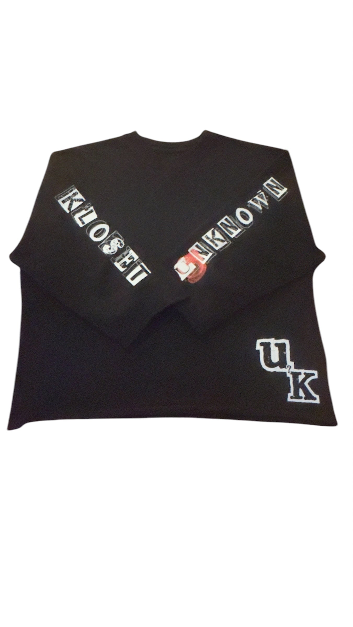 Black Cropped UK sweatshirt